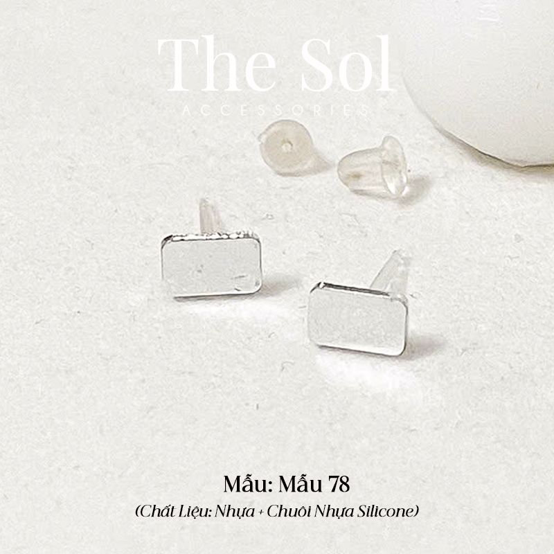  Bông Tai Nhựa 7K - BTN001 / BTN002 / BTN003 / BTN004 