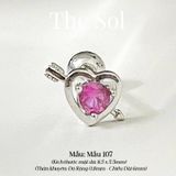  Khuyên Tai Thép Xi Mạ Mini Pinky Lover - Mẫu 107 