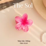  Kẹp Gắp Hàn Quốc Hoa Sứ Acrylic - 4cm 
