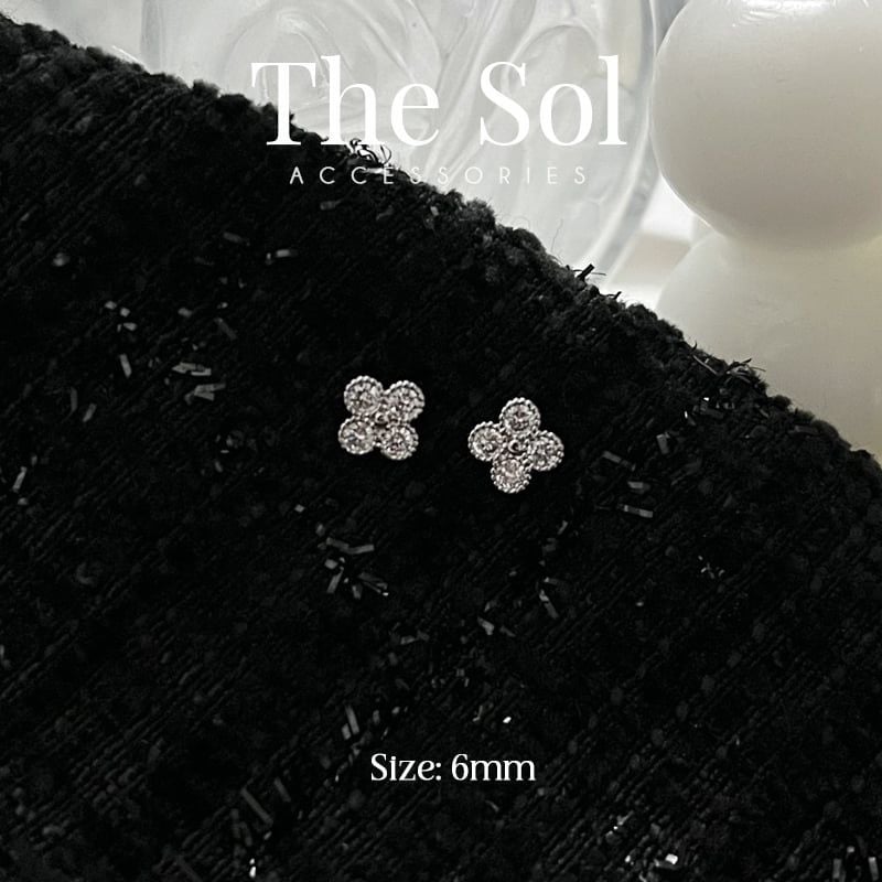  Bông Tai Seropi Four Diamond In Clover 