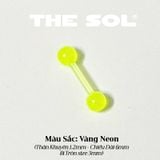 Khuyên Tai Nhựa Trong Suốt Màu Sắc 