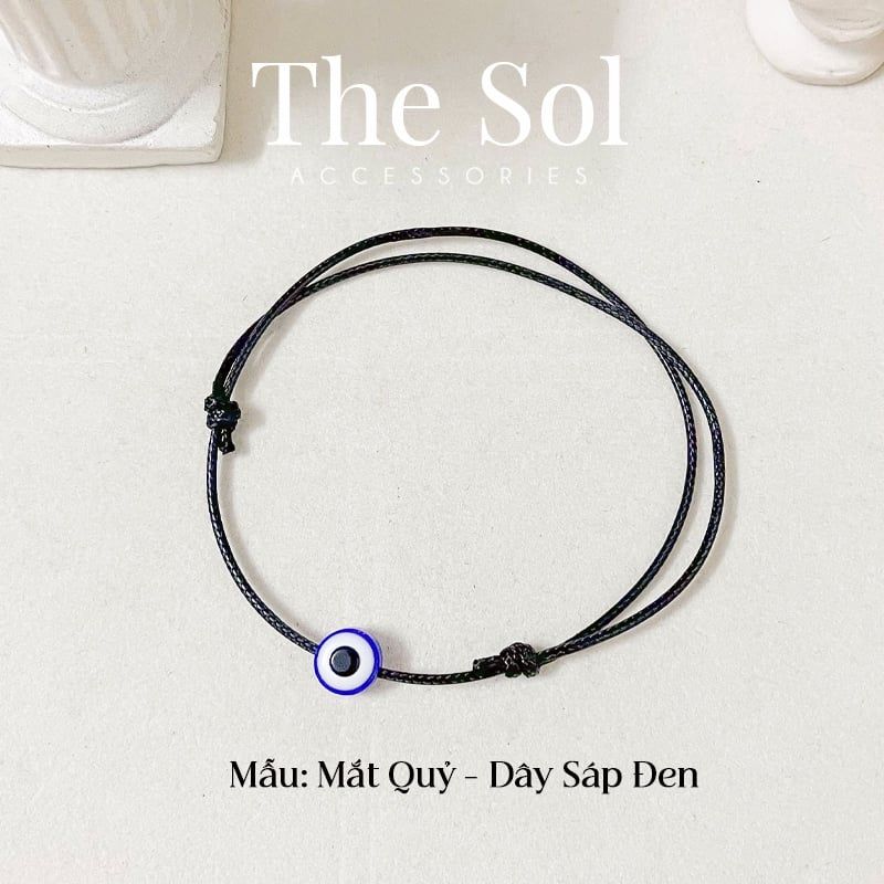  Lắc Tay Hàn Quốc Evil's Eye - Dây Sáp 