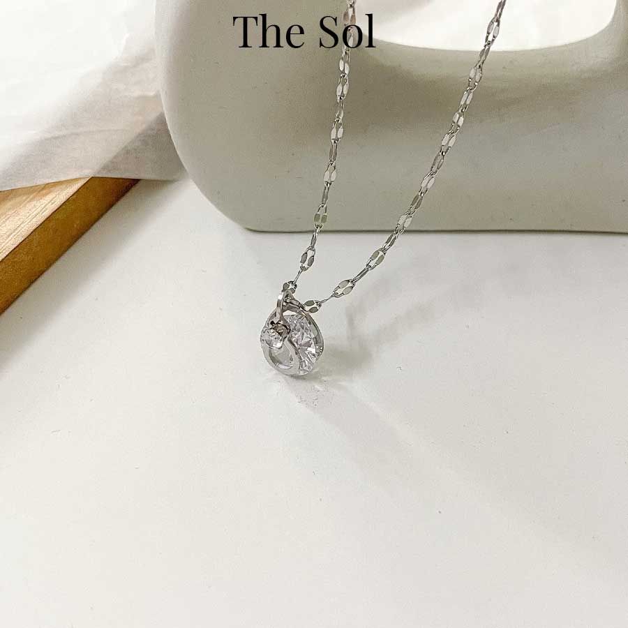 Dây Chuyền Titan Droplet Diamond 