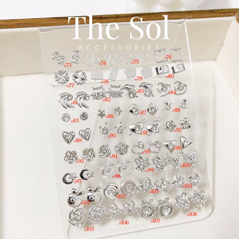  Bông Tai Nhựa 7K - BTN001 / BTN002 / BTN003 / BTN004 