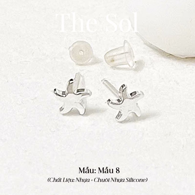  Bông Tai Nhựa 7K - BTN001 / BTN002 / BTN003 / BTN004 