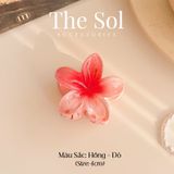  Kẹp Gắp Hàn Quốc Hoa Sứ Acrylic - 4cm 