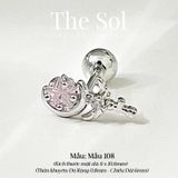  Khuyên Tai Thép Xi Mạ Pinky Star Scepter - Mẫu 108 