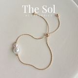  Lắc Tay Hàn Quốc Double Pearls 