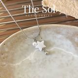  Dây Chuyền Hàn Quốc Pearl Star 