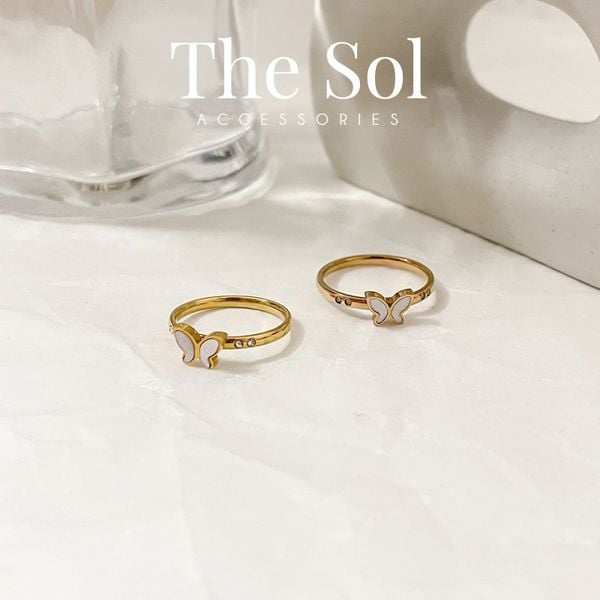  Nhẫn Titan Butterfly - Mẫu 66 