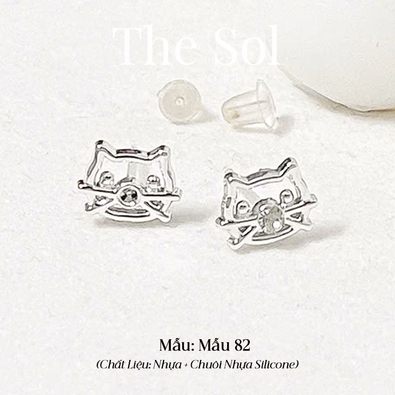  Bông Tai Nhựa 7K - BTN001 / BTN002 / BTN003 / BTN004 