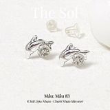  Bông Tai Nhựa 7K - BTN001 / BTN002 / BTN003 / BTN004 