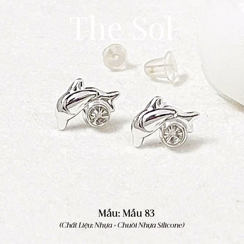  Bông Tai Nhựa 7K - BTN001 / BTN002 / BTN003 / BTN004 