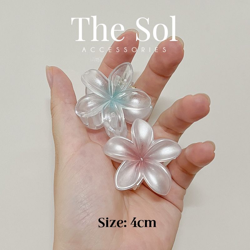  Kẹp Gắp Hoa Sứ Hologram - 4cm 