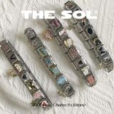  Charm Titan Italian Bracelet - Charm Đá Treo 