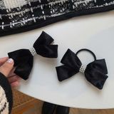  Cột Tóc Hàn Quốc Velvet Bow & Pearls 