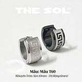  Khuyên Tai Titan Unisex Roman Basic - Mẫu T60 