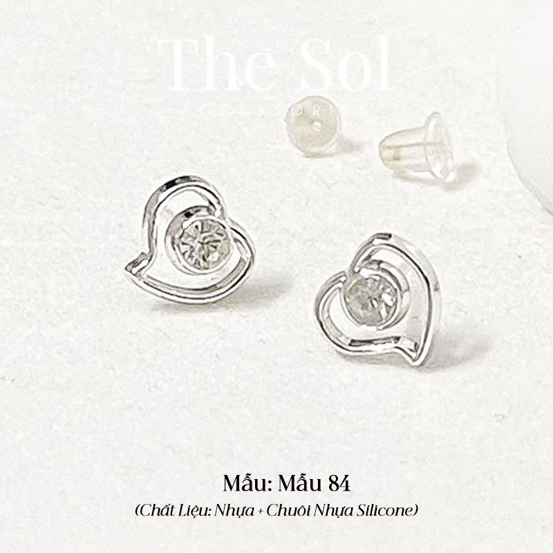  Bông Tai Nhựa 7K - BTN001 / BTN002 / BTN003 / BTN004 