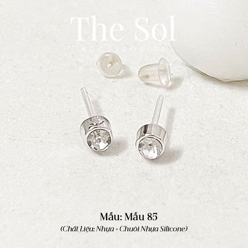  Bông Tai Nhựa 7K - BTN001 / BTN002 / BTN003 / BTN004 