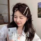  Kẹp Mỏ Vịt Hàn Quốc Silver Lady 