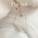  Lắc Tay Hàn Quốc Double Pearls 