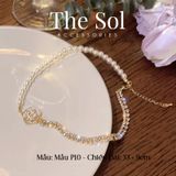  Dây Chuyền Ngọc Trai Flower & Pearl - Mẫu P10 