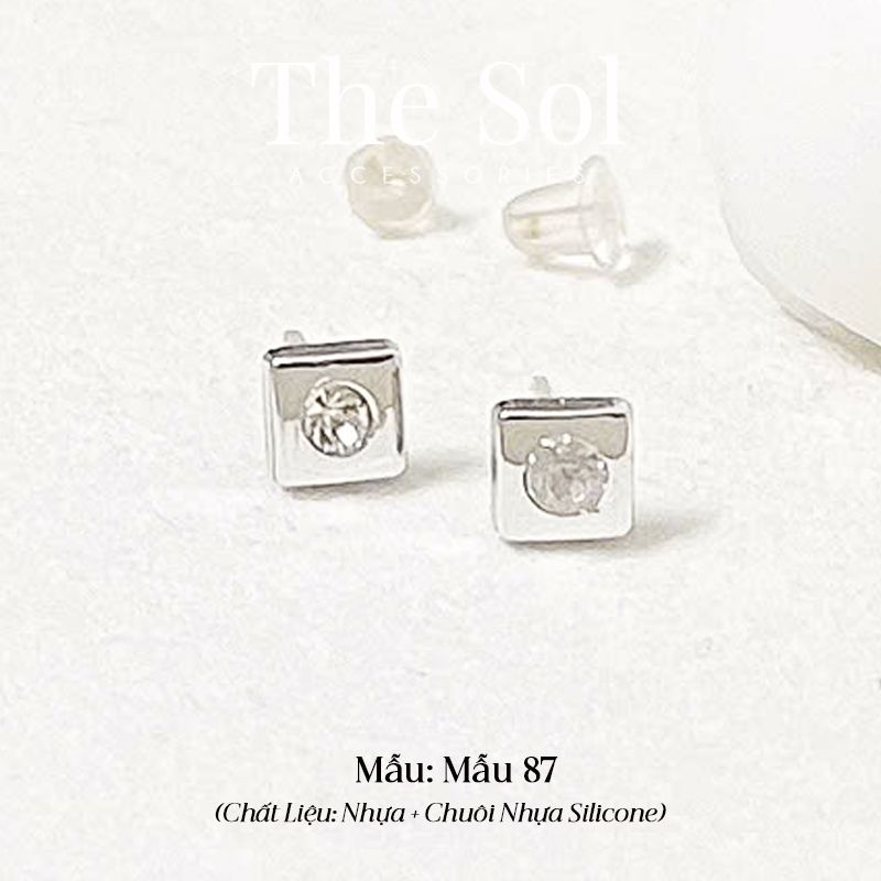  Bông Tai Nhựa 7K - BTN001 / BTN002 / BTN003 / BTN004 