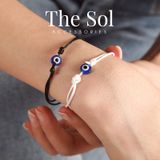  Lắc Tay Hàn Quốc Evil's Eye - Dây Sáp 