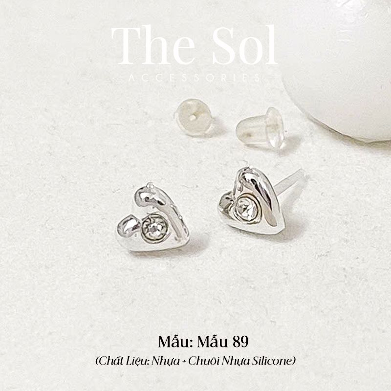  Bông Tai Nhựa 7K - BTN001 / BTN002 / BTN003 / BTN004 