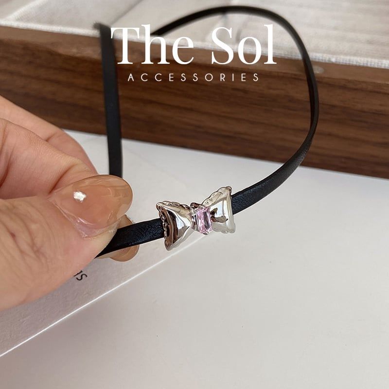  Choker Hàn Quốc Metal Bow 