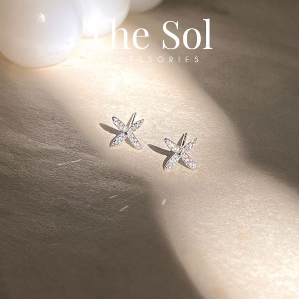  Bông Tai Bạc Design Flower 