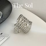  Kẹp Gắp Hàn Quốc Silver Metal 