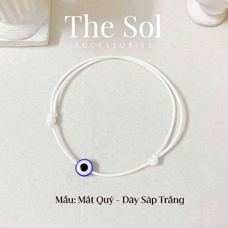  Lắc Tay Hàn Quốc Evil's Eye - Dây Sáp 