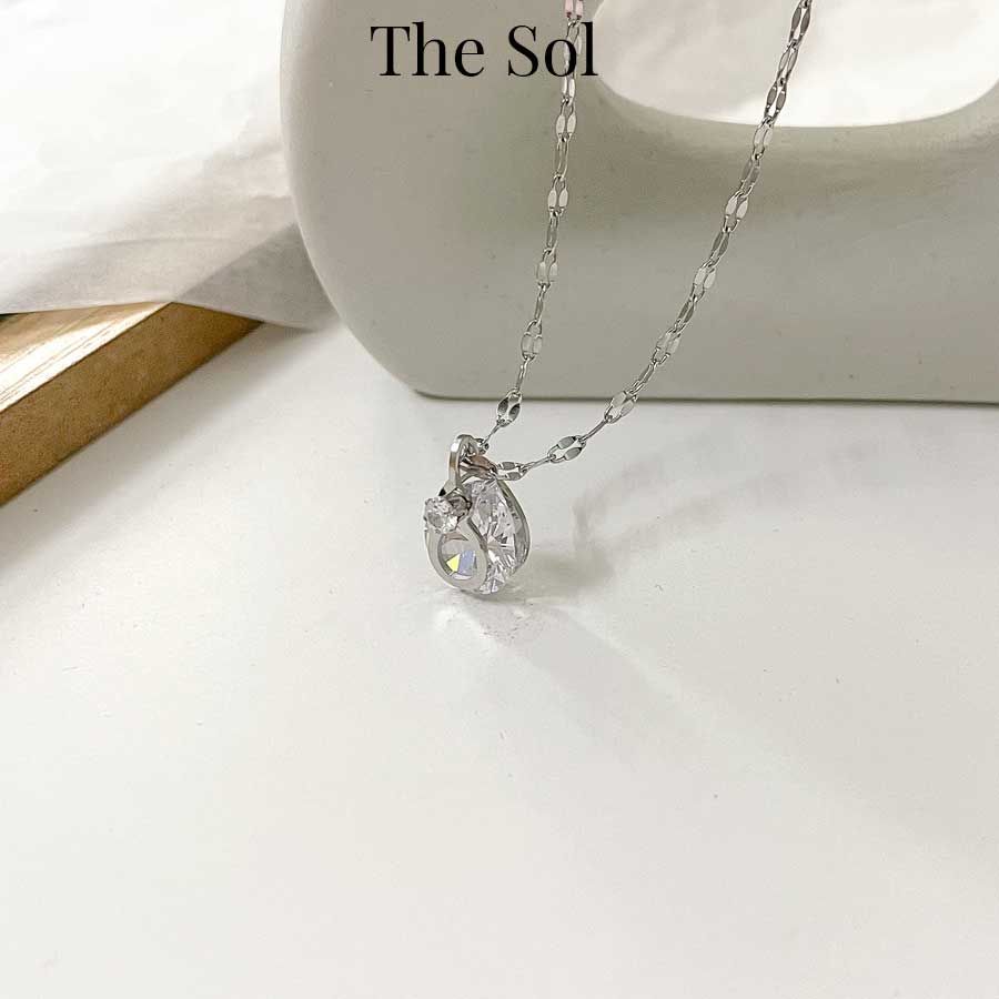  Dây Chuyền Titan Droplet Diamond 