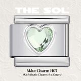  Charm Titan Italian Bracelet - Colour Heart 