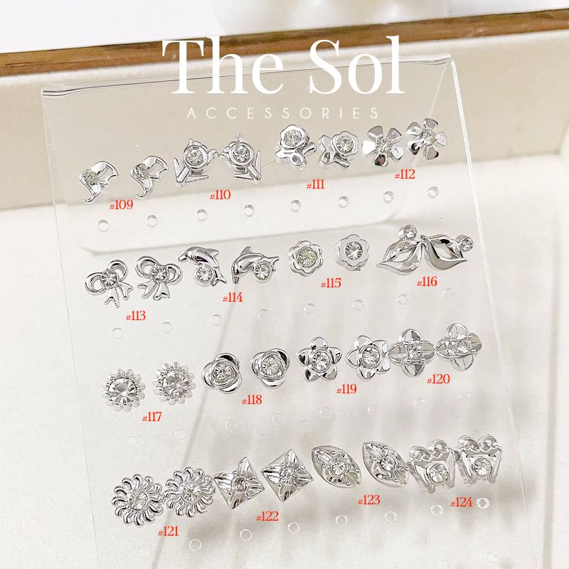  Bông Tai Nhựa 7K - BTN001 / BTN002 / BTN003 / BTN004 