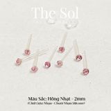  Bông Tai Nhựa Màu Sắc 