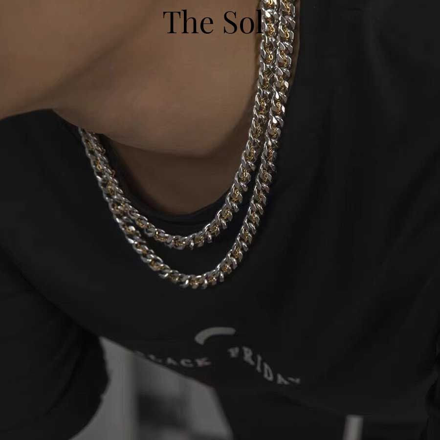  Dây Chuyền Titan Unisex Golden Chain 