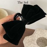  Kẹp Gắp Hàn Quốc Velvet Bow 