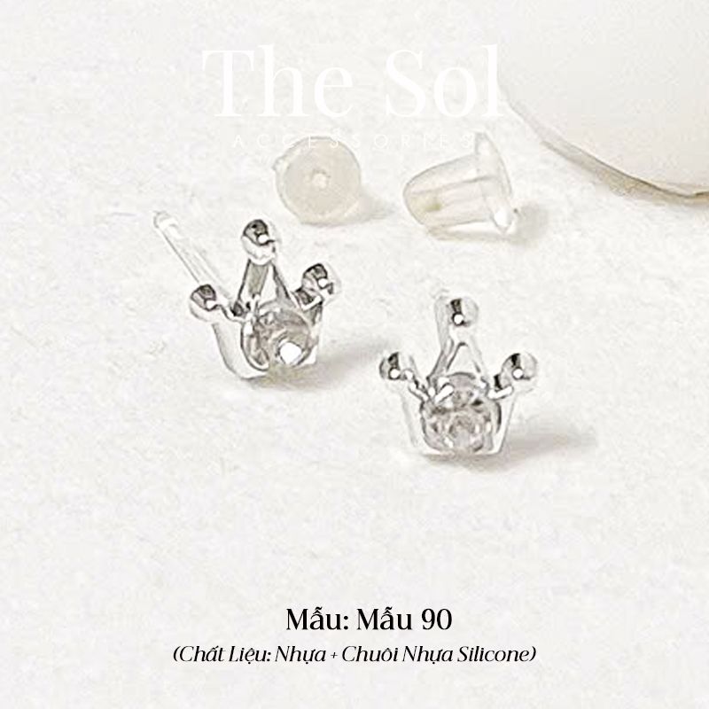  Bông Tai Nhựa 7K - BTN001 / BTN002 / BTN003 / BTN004 