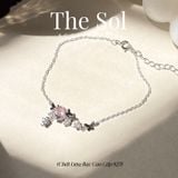  Lắc Tay Bạc Pinky Rose 