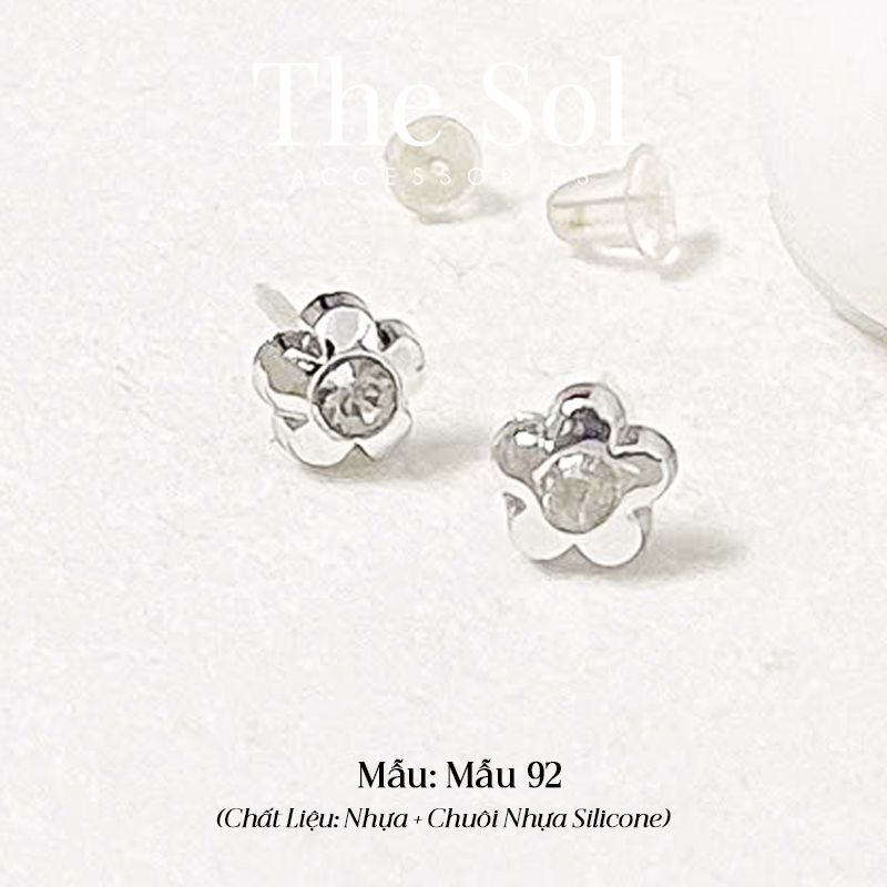  Bông Tai Nhựa 7K - BTN001 / BTN002 / BTN003 / BTN004 