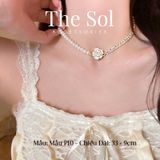  Dây Chuyền Ngọc Trai Flower & Pearl - Mẫu P10 