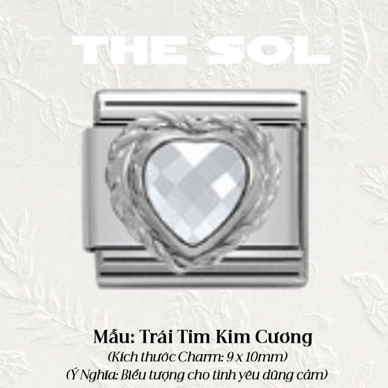  Charm Titan Italian Bracelet - Gems Charm 