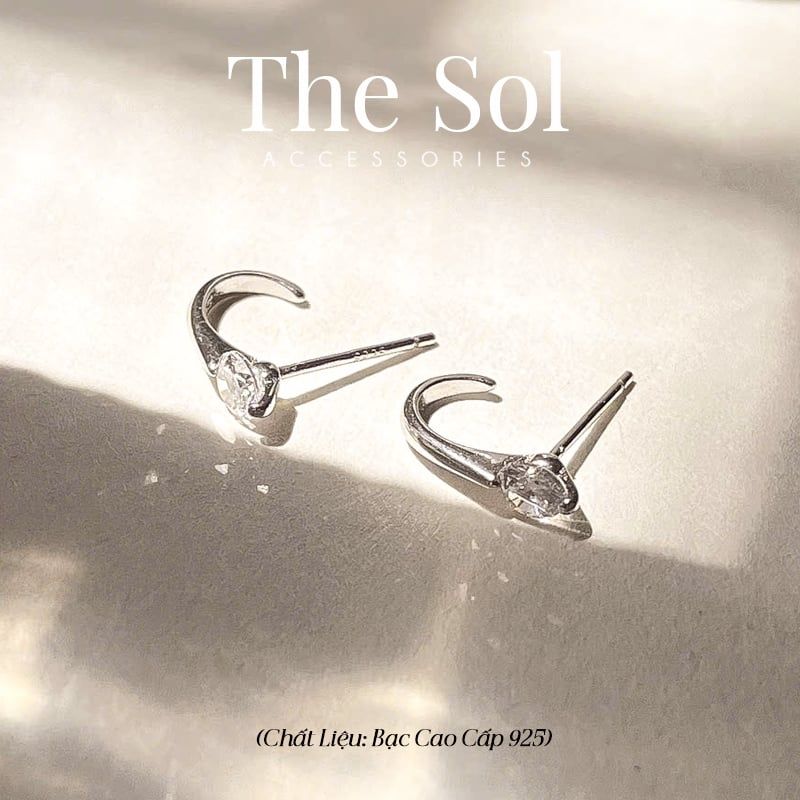  Bông Tai Bạc The Diamond 