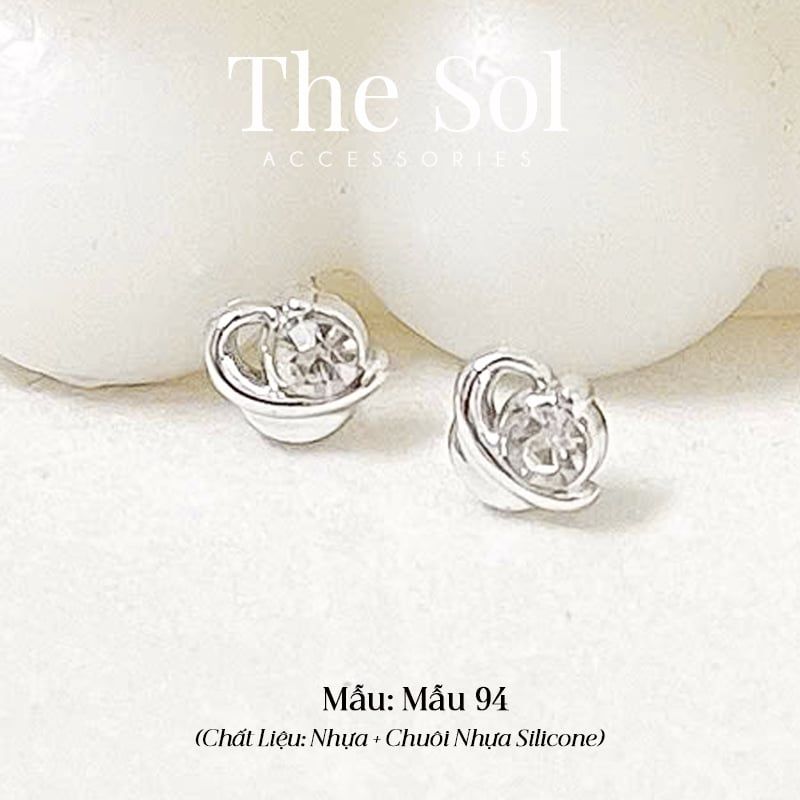  Bông Tai Nhựa 7K - BTN001 / BTN002 / BTN003 / BTN004 