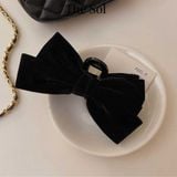  Kẹp Gắp Hàn Quốc Velvet Bow 
