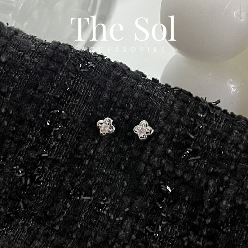  Bông Tai Seropi Mini Dia Clover - Mẫu 68 