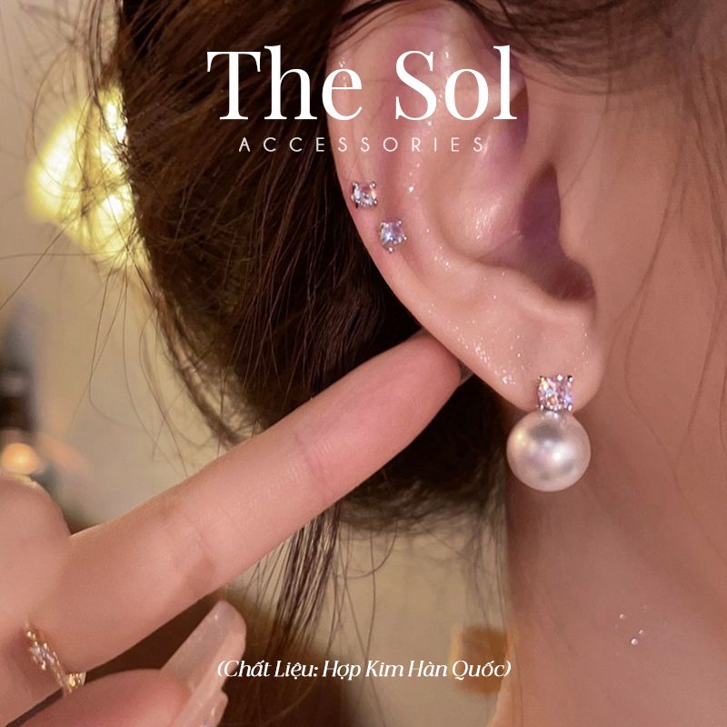  Bông Tai Hàn Quốc Only Pearl 