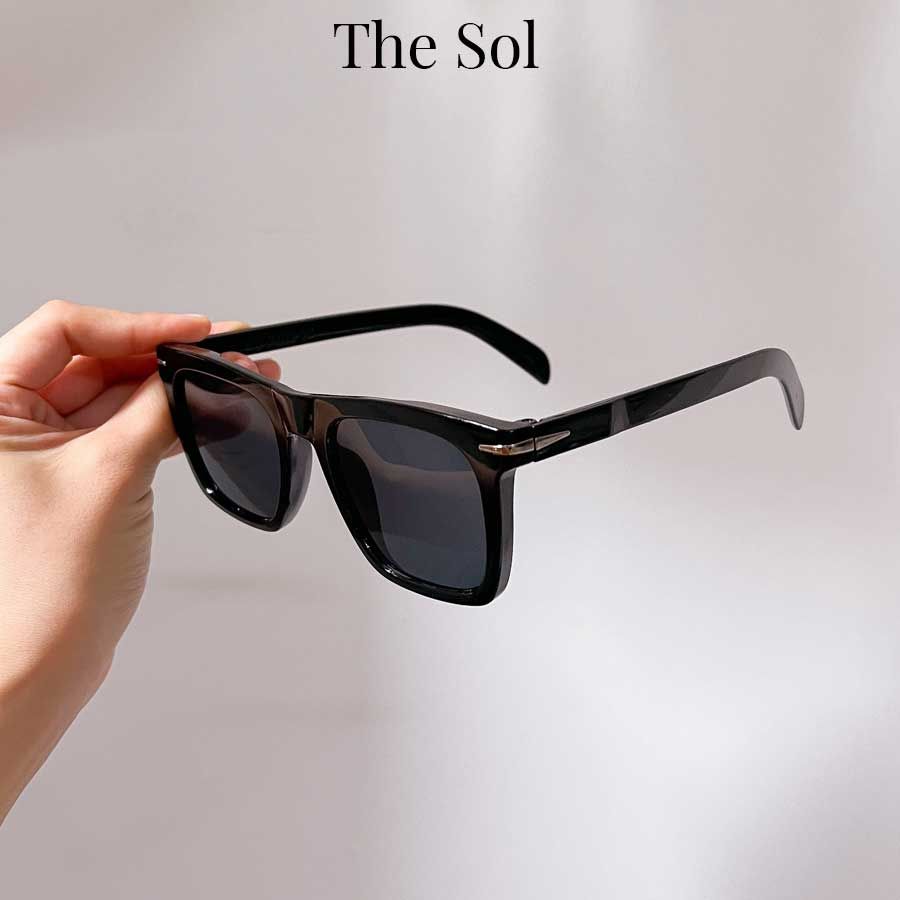 Kính Mát Gọng Nhựa Unisex Silver Scar 